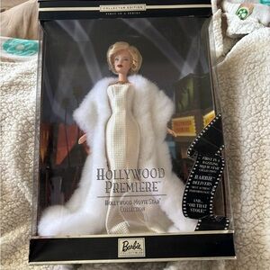 Barbie Hollywood Movie Star in White and Gold